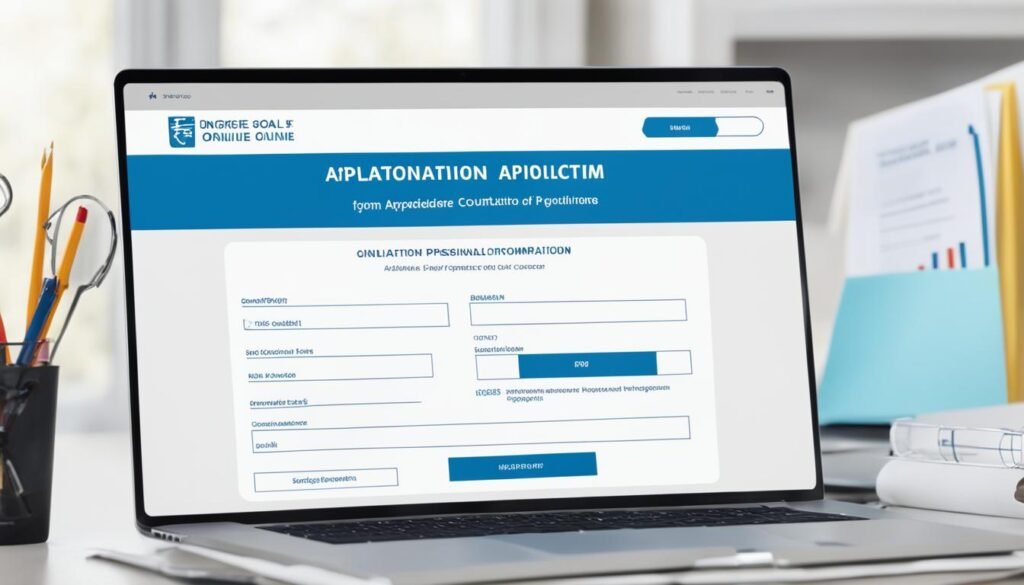 application process for affordable, accredited online degree programs