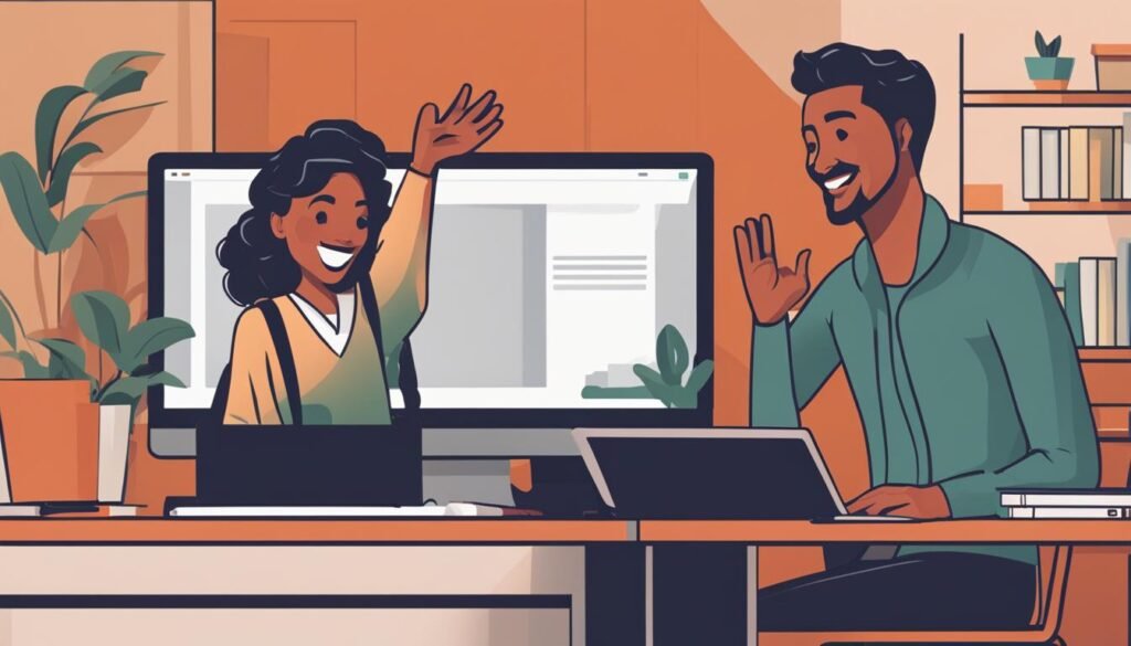 building rapport with online instructors