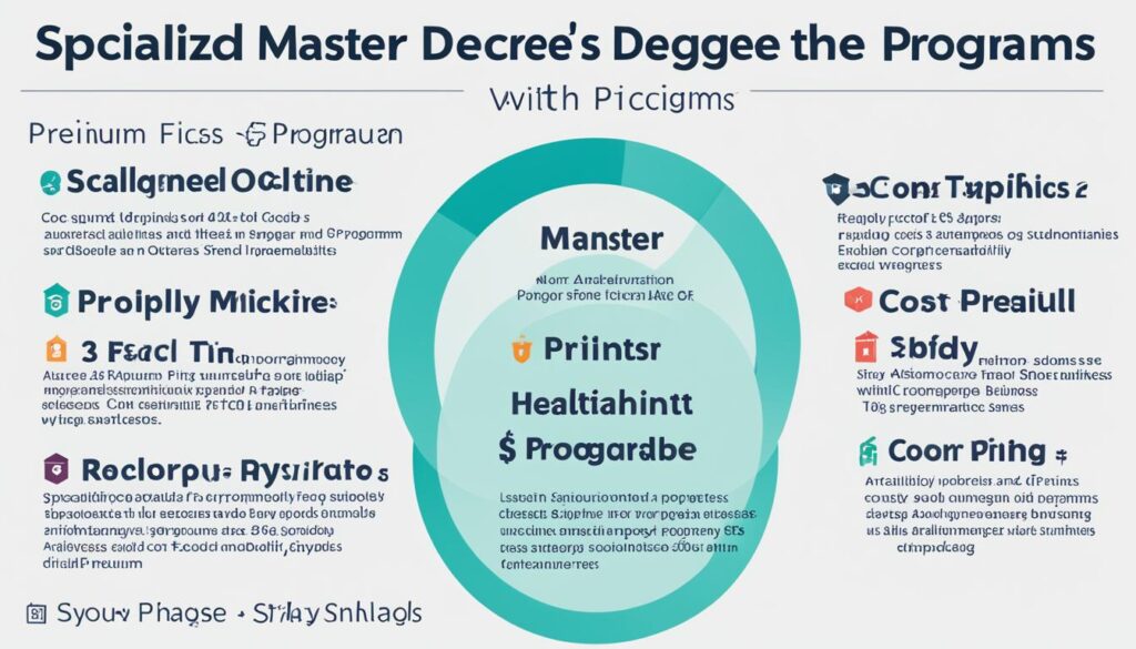 specialized online master's degree programs