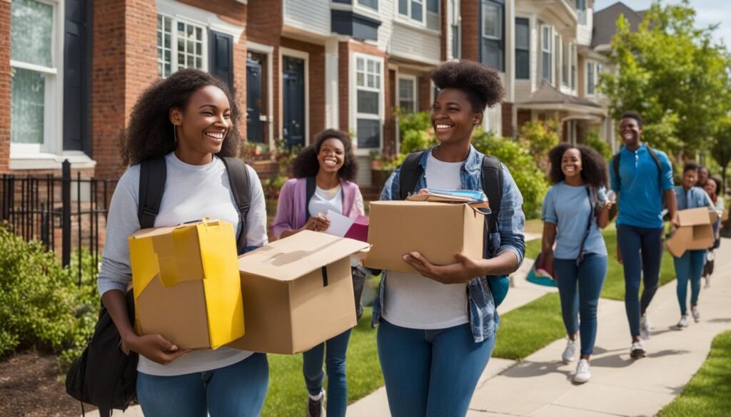 support for students moving off campus