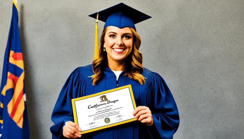 Master Degree California