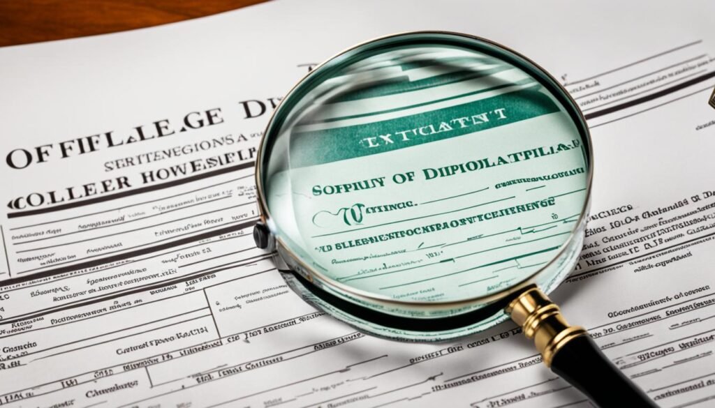 verifying college degrees